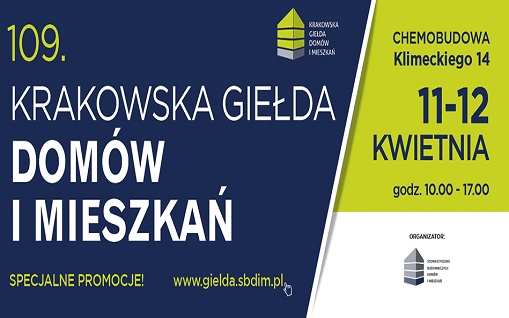 Już wkrótce odbędzie się 109. Krakowska Giełda Domów i Mieszkań