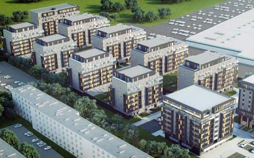 Trwa budowa osiedla City Tower Czyżyny II