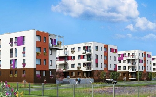 Trwają intensywne prace przy budowie osiedla Kwiatowa Równina