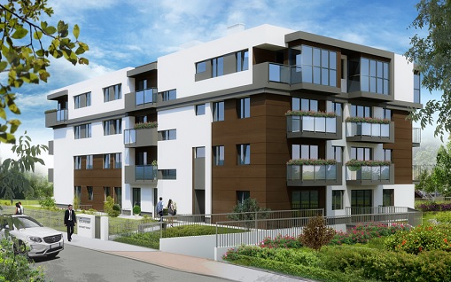 Trwają prace przy budowie Apartamentów Korona
