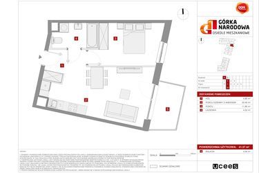 Plan inwestycji Osiedle Górka Narodowa etap 5 6