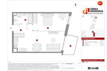 Plan inwestycji Osiedle Górka Narodowa etap 5 7