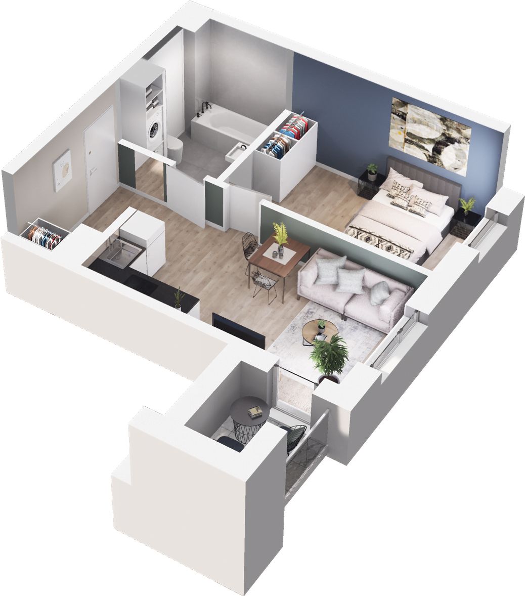 Plan inwestycji Piasta Towers bud. 86 i 86A 1