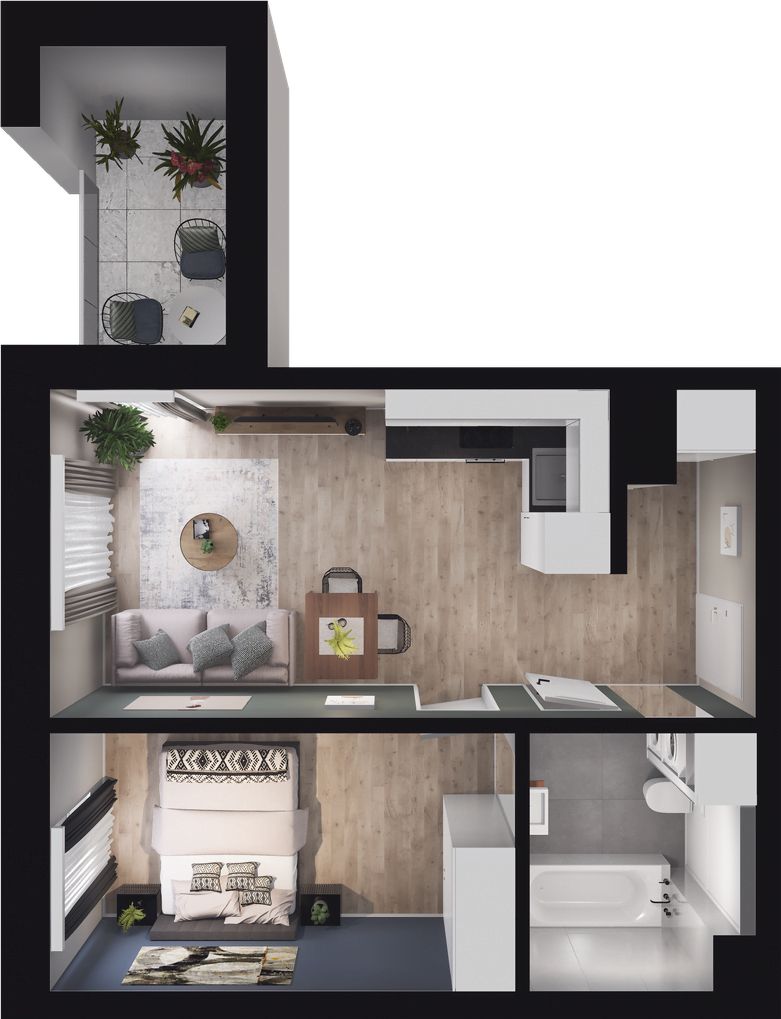 Plan inwestycji Piasta Towers bud. 86 i 86A 2