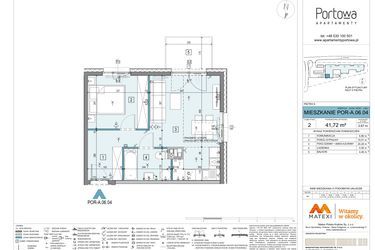 Plan inwestycji Apartamenty Portowa 1