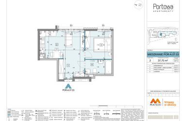 Plan inwestycji Apartamenty Portowa 3