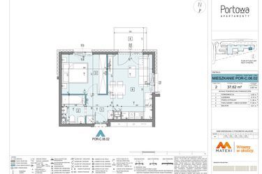 Plan inwestycji Apartamenty Portowa 7