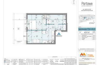 Plan inwestycji Apartamenty Portowa 8