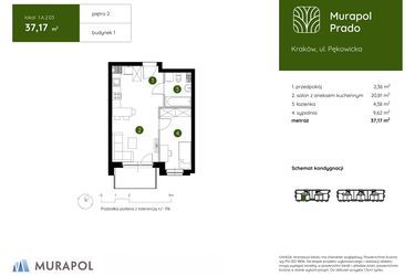 Plan inwestycji Murapol Prado 6