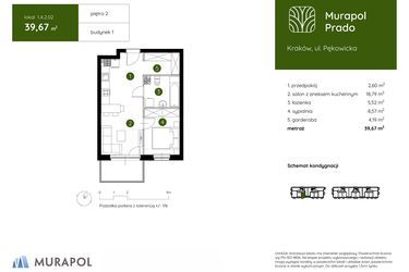 Plan inwestycji Murapol Prado 7