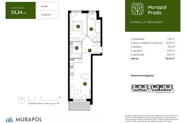 Plan inwestycji Murapol Prado 12