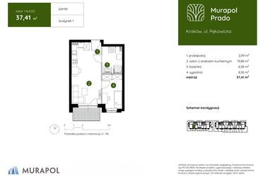 Plan inwestycji Murapol Prado 13