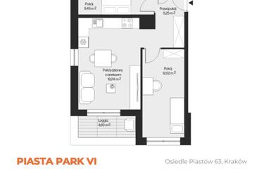 Plan inwestycji Piasta Park VI 1