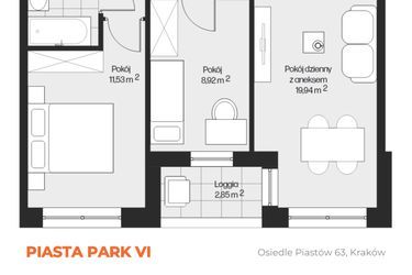 Plan inwestycji Piasta Park VI 14