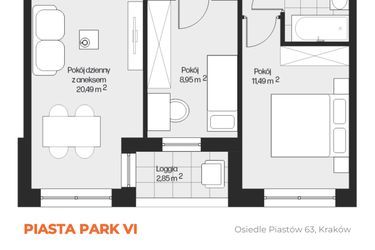 Plan inwestycji Piasta Park VI 6