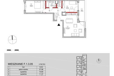 Plan inwestycji ATAL SKY+ bud. D-F 4