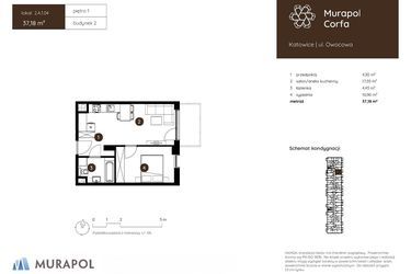 Plan inwestycji Murapol Corfa 12